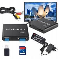 Multimedijos grotuvas Full HD 1080p, USB, MMC, palaiko RMVB, MP3, AVI, MKV