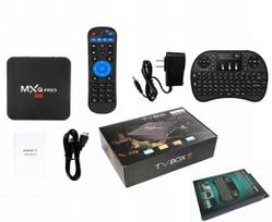 Android TV priedėlis MXQ PRO 2GB/16GB su i8 klaviatūra