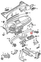 AUDI Q3 RSQ3 84B 8UB 8UG ventiliacijos angų juoda 8U1820951C6PS originali