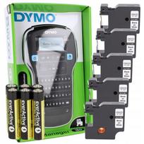 Etikečių spausdintuvas DYMO LabelManager160 su 5 D1 45013 juostelėmis ir 6 baterijomis