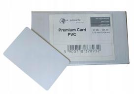 Plastikinės PVC kortelės, 200 vnt., CR80, 30mil