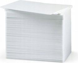 Plastikinės PVC kortelės ZEBRA Premier, baltos, 500 vnt., 30 mil