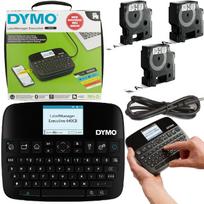 Etikečių spausdintuvas DYMO LabelManager LM640CB su 3 D1 juostelėmis (9–24 mm) ir dėklu
