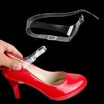 1Pair batų stygos Permatomos, nematomos aukštakulnės, palaidi kulkšnies dirželiai