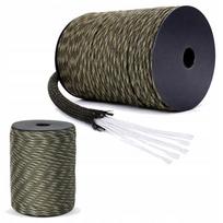 Paracord nailonas, 4 mm storio, 50 m ilgio virvė