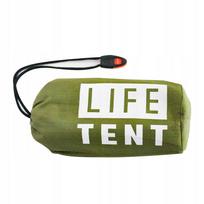 Gelbėjimo palapinė LIFETENT, žalia, 240x150x90 cm, 2 asmenims, su termo folija