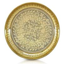 22,86 cm Pooja lėkštė puja thali aarti thali rinkinys tradicinio thali dizaino puja ghar namams