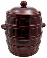 Raugintų kopūstų statinė su hermetiniu dangčiu, 8 l
