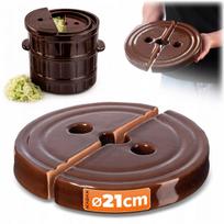 Presavimo akmenys 21 cm, 2 vnt., raugintų kopūstų statinei