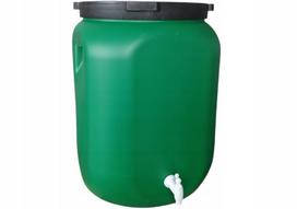 Plastikinis 60 l statinys F&R su kraneliu lietaus vandeniui ir laikymui