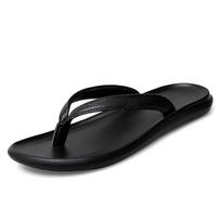 FashionFlats Flip Flop Genuine Leather Men Slippers Summer Top Brand 2024 New Fashion Man Designer Beach Flip-flops Light Comfortable 38 juoda