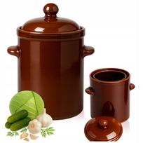 Akmens keramikos rauginimo puodas, 5 l, rauginiams