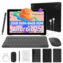 Planšetė Android 15, 10.1", 20GB + 1 TB, Wi-Fi 6, su klaviatūra ir rašikliu