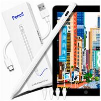 Stylus rašiklis Apple iPad Air/Pro/Mini planšetėms, 2 kartos, su 4 antgaliais