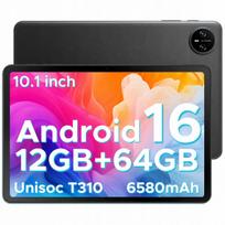 Planšetė DOOGEE TAB A9 10.1" 12GB/64GB, 6580mAh, WiFi5, Unisoc T310, Android 16