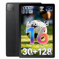 Planšetė 11" Android 16, 30GB+128GB, 7800mAh, 5MP ir 8MP kameros, juoda
