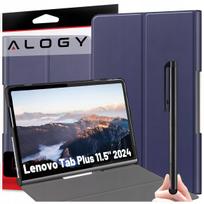 Apsauginis dėklas su pieštuko laikikliu Lenovo Tab Plus TB351FU 11.5" 2024, mėlynas