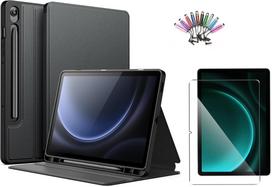 Dėklas Samsung Galaxy Tab S10 Lite 10.9 SM-X406/X400 su apsauginiu stiklu ir rašikliu