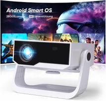 Išmanusis LED projektorius 4K, Android 11, WiFi 6, Bluetooth, 400 ANSI, Full HD
