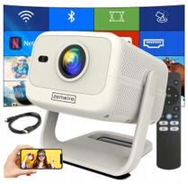 LED projektorius Zenwire H8, Android, WiFi, baltas