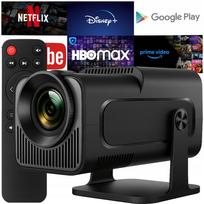 Mini projektorius HY320, 4K, Full HD, LED, „Android“, WiFi, USB, ausinių jungtis