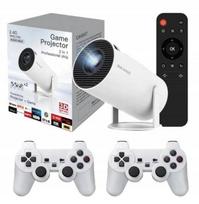 Projektorius M300 su retro žaidimais, 2 pultais, 4K raiška, WiFi