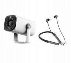 Nešiojamas projektorius Manta MultiVision PMA202A24, 4K, HDMI, USB, WiFi, ausinių lizdas