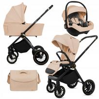 Vežimėlis BabyLux ROSSO 3in1: sportinis, lopšys, automobilinė kėdutė