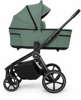 Vežimėlis MUUVO FOLD 2in1 su lopšiu ir adapteriais autokėdutei, Pine Green