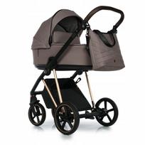 Vežimėlis 2in1 Roan Ivi 2.0 Cocoa/Rose Gold su adapteriais
