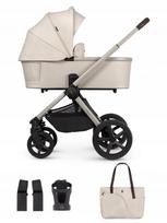 Vežimėlis Venicci Upline 2in1, Stone Beige, su adapteriu ir puodelio laikikliu