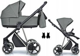 Vežimėlis Roan IVI 2.0 2in1 su priedais, Sage Green, VINTAGE kolekcija