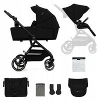 Dvipusis vežimėlis Kinderkraft Yoxi 2in1 su lopšiu, maks. 22 kg