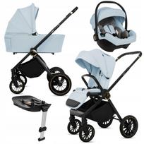 Vaikiška vežimėlis BabyLux ROSSO 4in1: sportinis, lopšys, lengvas, sulankstomas