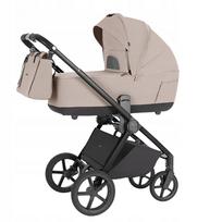 Vežimėlio komplektas CARRELLO su lopšiu, dideliais ratais, 0–22 kg, su krepšiu