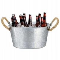 Alaus aušintuvas BEER BOWL VINTAGE su ledo kibirėliu ir atidarytuvu
