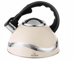 Plieninis virdulys Zilner, 3 l, kreminės spalvos, ZL-5730