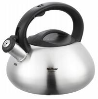 Nerūdijančio plieno virdulys su švilpuku 2,5 l HOFFNER Elegance