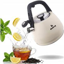 Plieninis virdulys BLUBERG, 3 l, smėlio spalvos