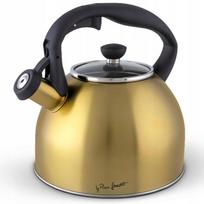 Arbatinukas Lamart GOLD LT7057, 2,5 l, nerūdijančio plieno, su švilpuku, tinka indukcijai