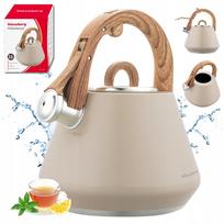 Plieninis virdulys Klausberg, 2,5 l, smėlio spalvos