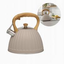 Nerūdijančio plieno virdulys Henry, 2,8 l, smėlio spalvos