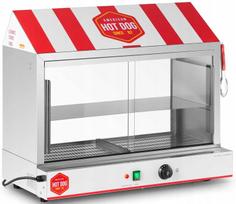 Dešrainių šildytuvas ROYAL CATERING RCHW 2500H, talpa 300 dešrelių / 100 bandelių