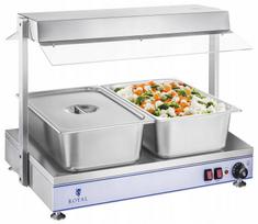 Kaitinimo plokštė ROYAL CATERING RCHP-70, 700x500 mm, 2 halogenai, 1100 W