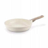 Indukcinė keptuvė su keramine danga Konighoffer Rosti, 28 cm, kreminė
