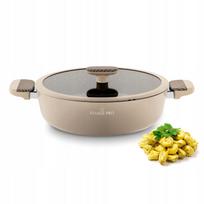 Gilus keptuvė indukcinei viryklei Starke Pro Light Coffee, 28 cm, trumpa rankena