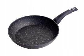 Keptuvė 28 cm, akmens imitacijos, juoda, tinkama indukcijai