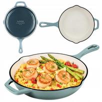 Emaliuota ketaus keptuvė 26 cm HAGE Sea Salt