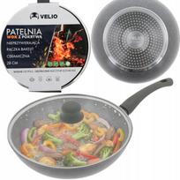 Keraminė gili wok keptuvė VELIO, 28 cm, tinka indukcinei, elektrinei ir dujinei viryklei