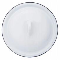 Puodo dangtis emaliuotas baltas Altom Design, 24 cm